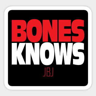 Bones Knows Sticker